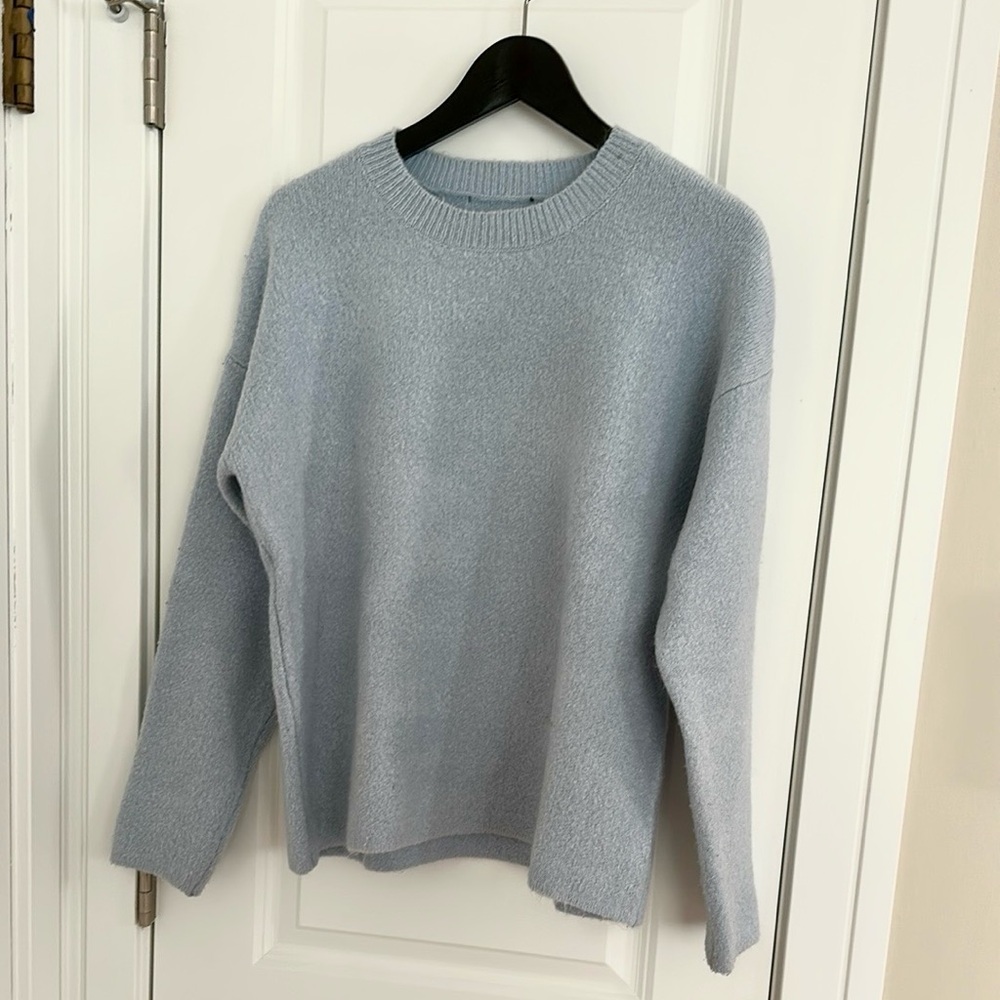 Zara Cozy Light Blue Sweater